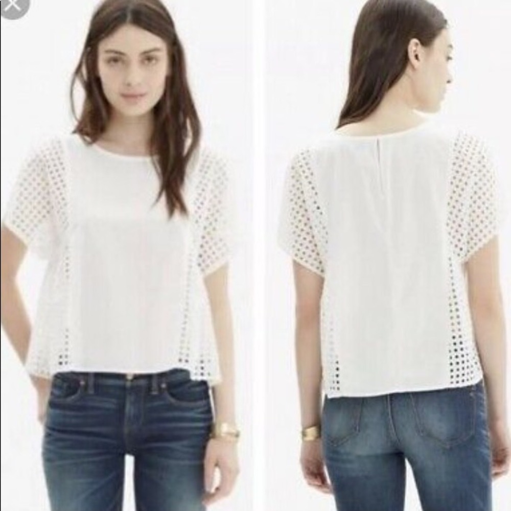 Madewell Eyelet Floatwave Top